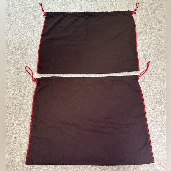 Coach Brown Dust Bags (2) 19x15” Drawstrings Purse Covers - Picture 2 of 5